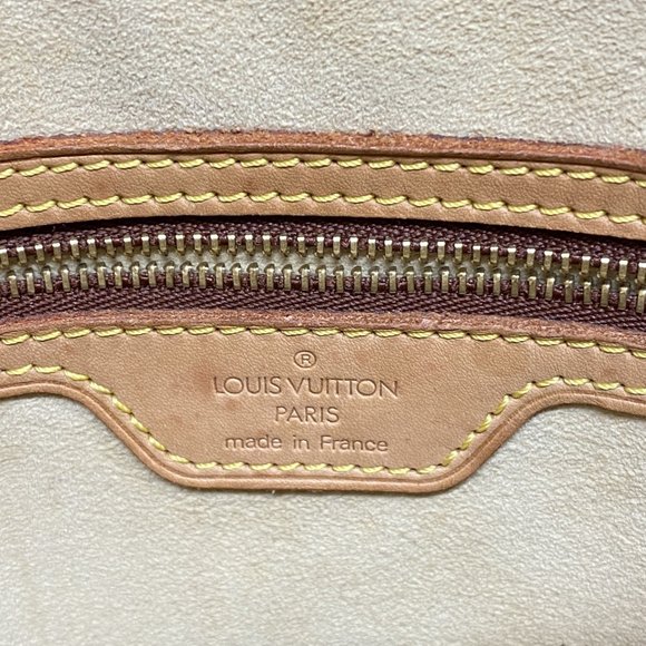 LOUIS VUITTON Authentic Brown Monogram Looping GM Shoulder Bag - Picture 5 of 11